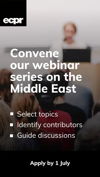 Seeking two convenors for ECPR House Series on the Middle East