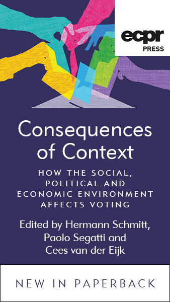 Consequences of Context: How the Social, Political, and Economic Environment Affects Voting