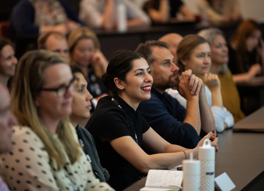 Audience attending an ECPR conference lecture